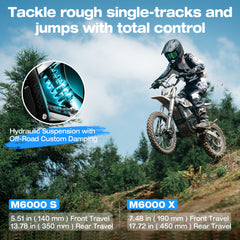 MUDLIZ M6000 Off-Road Electric Dirt Bike